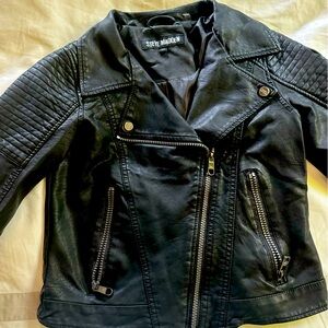 Steve Madden girls leather jacket